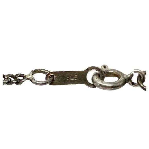 Gucci 925 Silver Bar Plate Necklace - Picture 5 of 7